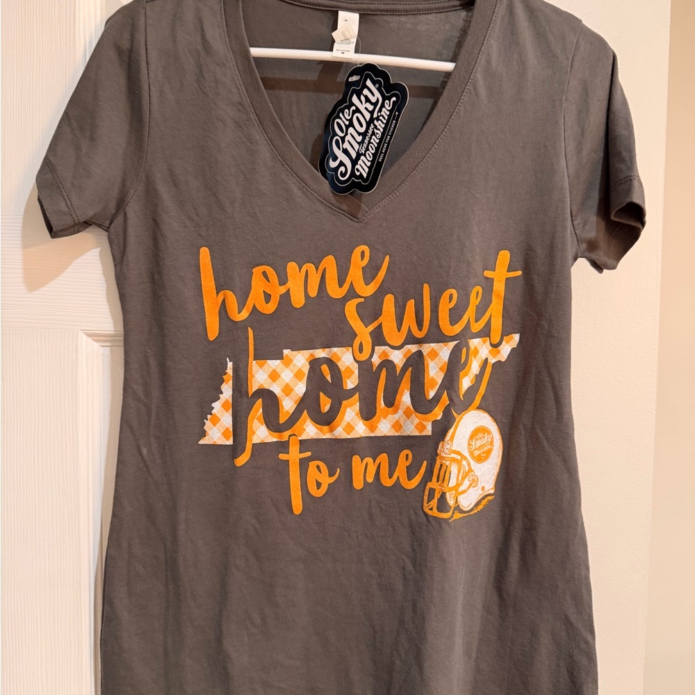 Gray and Orange University of Tennessee Home Sweet Home T-Shirt